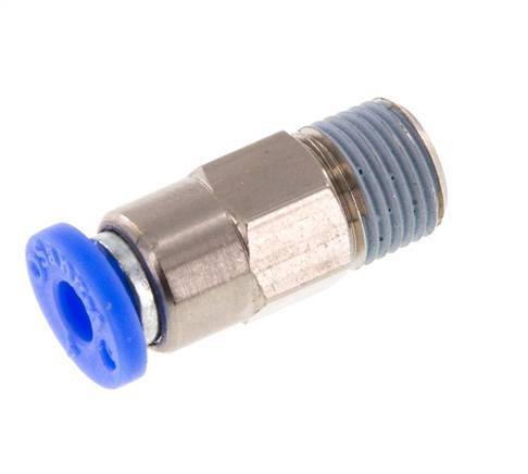 Push-In Check Valve 4mm & R1/8'' Male Brass/PBT 0.2-10bar (3-145psi) Thread-Hose