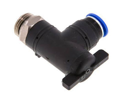 12 mm - G1/2'' Kunststof/Messing L-stuk 2-Weg Kogelkraan