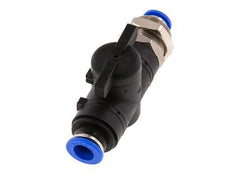 10 mm Kunststof/Messing rechte 2-Weg Kogelkraan Schotdoorvoer