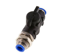 10 mm Kunststof/Messing rechte 2-Weg Kogelkraan Schotdoorvoer