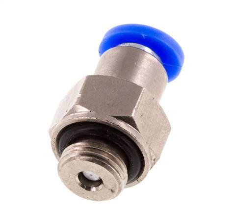 4mm & G1/8'' Regeling-Uit Vernikkeld Messing/PBT Terugslagklep Insteekkoppeling Buitendraad 0.2-10 bar