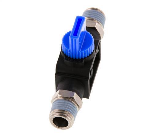 R1/4'' Kunststof/Messing 3/2-Weg Handafsluiter