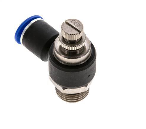 L-stuk Regelventiel 12 mm - G1/2'' Regeling-Uit Messing/Nylon