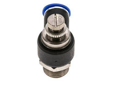 Flow Control Silencer Meter-Out Elbow 12 mm - G1/2'' Brass/PA 66