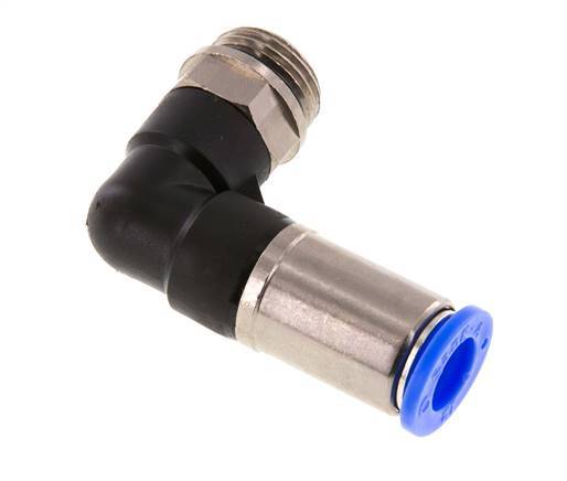 12mm & G1/2'' Zelfsluitende L-insteekkoppeling Vernikkeld messing/PBT buitendraad 0-10 bar