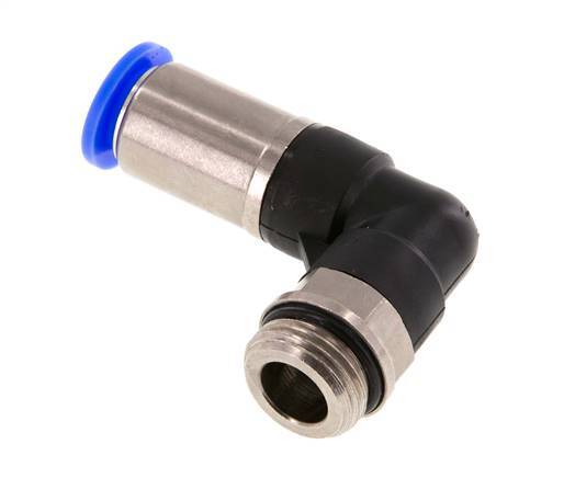 12mm & G1/2'' Zelfsluitende L-insteekkoppeling Vernikkeld messing/PBT buitendraad 0-10 bar