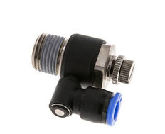 Flow Control Silencer Meter-Out Rotatable 10 mm - R1/2'' Brass/PA 66
