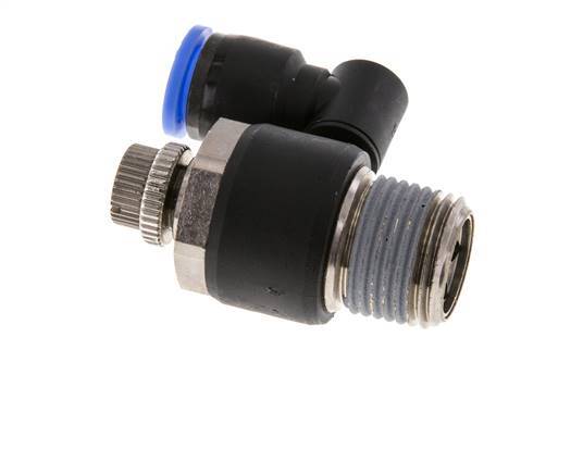 Draaibaar Regelventiel 10 mm - R1/2'' Regeling-Uit Messing/Nylon