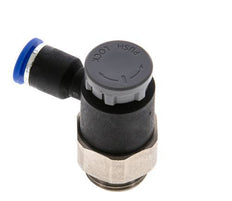 L-stuk Regelventiel 6 mm - G3/8'' Regeling-Uit Messing/Nylon Borgmoer