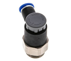 L-stuk Regelventiel 6 mm - G3/8'' Regeling-Uit Messing/Nylon Borgmoer