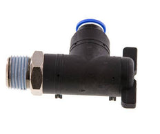 2-Way Elbow Ball Valve 10 mm - R1/2'' Plastic/Brass