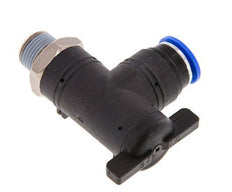 12 mm - R3/8'' Kunststof/Messing L-stuk 2-Weg Kogelkraan