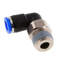 10mm & R1/2'' L-stuk Draaidoorvoer Insteek Buitendraad Vernikkeld Messing/PBT NBR