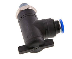 10 mm - R1/4'' Kunststof/Messing L-stuk 2-Weg Kogelkraan