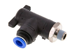10 mm - R1/4'' Kunststof/Messing L-stuk 2-Weg Kogelkraan