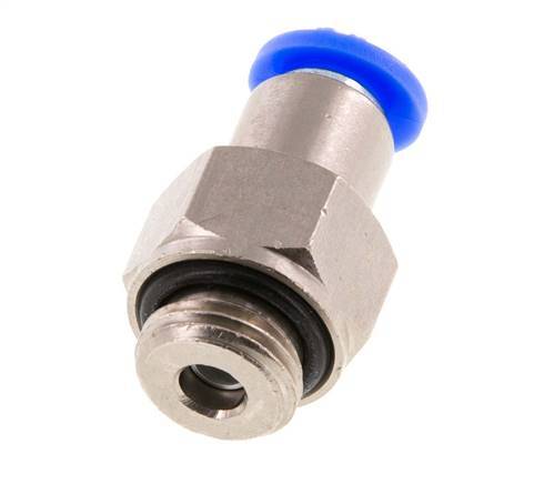 6mm & G1/4'' Regeling-In Vernikkeld Messing/PBT Terugslagklep Insteekkoppeling Buitendraad 0.2-10 bar