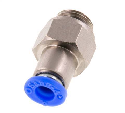 6mm & G1/4'' Regeling-In Vernikkeld Messing/PBT Terugslagklep Insteekkoppeling Buitendraad 0.2-10 bar