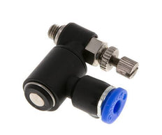 Draaibaar Regelventiel 4 mm - M5 Regeling-Uit Messing/Nylon