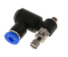 Draaibaar Regelventiel 4 mm - M5 Regeling-Uit Messing/Nylon