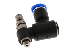 Draaibaar Regelventiel 4 mm - M5 Regeling-Uit Messing/Nylon