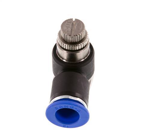 L-stuk Regelventiel 12 mm - G3/8'' Regeling-Uit Messing/Nylon