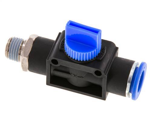 12 mm - R1/4'' Kunststof/Messing 3/2-Weg Handafsluiter Ontluchting aan Buiszijde