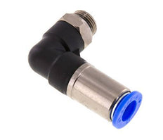 12mm & G3/8'' Zelfsluitende L-insteekkoppeling Vernikkeld messing/PBT buitendraad 0-10 bar