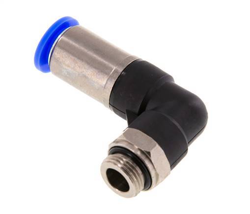 12mm & G3/8'' Zelfsluitende L-insteekkoppeling Vernikkeld messing/PBT buitendraad 0-10 bar