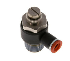 L-stuk Regelventiel 8 mm - R1/2'' Regeling-in Messing/Nylon