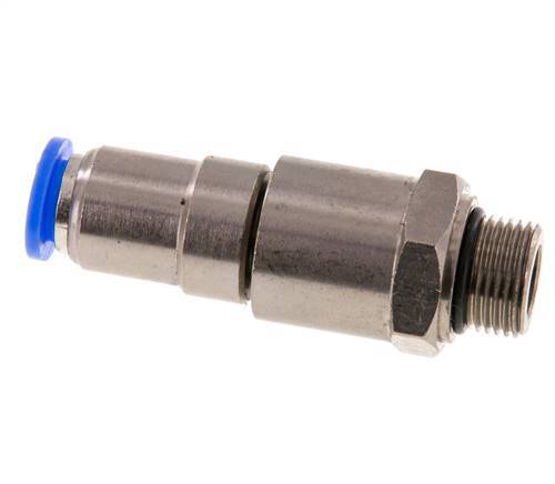 10mm & G3/8'' Hoge Snelheid Draaidoorvoer Insteek Buitendraad Vernikkeld Messing/PBT NBR