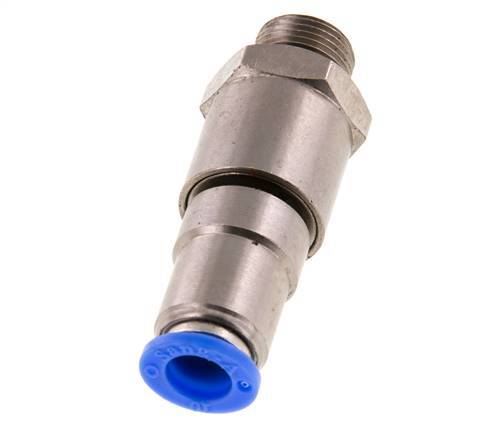 10mm & G3/8'' Hoge Snelheid Draaidoorvoer Insteek Buitendraad Vernikkeld Messing/PBT NBR