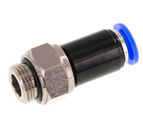 10mm & G3/8'' Draaidoorvoer Insteek Buitendraad Vernikkeld Messing/PBT NBR