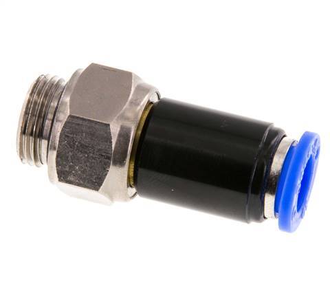 10mm & G3/8'' Draaidoorvoer Insteek Buitendraad Vernikkeld Messing/PBT NBR