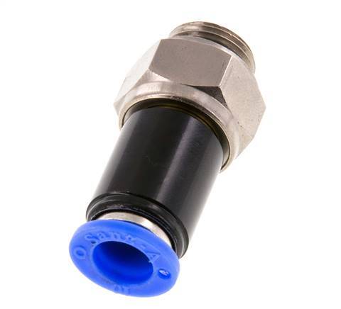 10mm & G3/8'' Draaidoorvoer Insteek Buitendraad Vernikkeld Messing/PBT NBR