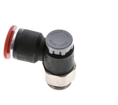 L-stuk Regelventiel 12 mm - G3/8'' Regeling-in Messing/Nylon Borgmoer