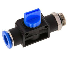 12 mm - G3/8'' Kunststof/Messing 3/2-Weg Handafsluiter Ontluchting aan Draadzijde