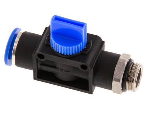 12 mm - G3/8'' Kunststof/Messing 3/2-Weg Handafsluiter Ontluchting aan Draadzijde