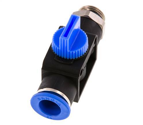 12 mm - G3/8'' Kunststof/Messing 3/2-Weg Handafsluiter Ontluchting aan Draadzijde