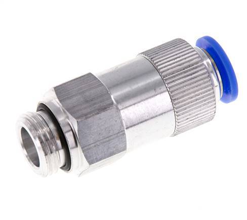 12mm & G1/2'' Regeling-Uit Aluminium Terugslagklep Insteekkoppeling Buitendraad 0.2-10 bar
