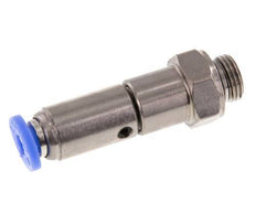 4mm & G1/8'' Hoge Snelheid Draaidoorvoer Insteek Buitendraad Vernikkeld Messing/PBT NBR