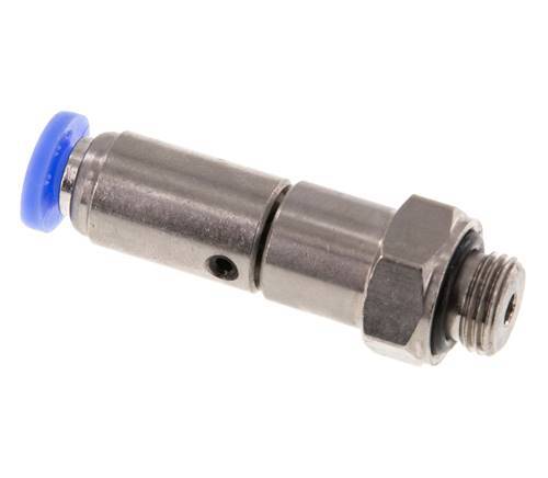 4mm & G1/8'' Hoge Snelheid Draaidoorvoer Insteek Buitendraad Vernikkeld Messing/PBT NBR