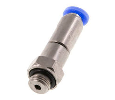 4mm & G1/8'' Hoge Snelheid Draaidoorvoer Insteek Buitendraad Vernikkeld Messing/PBT NBR