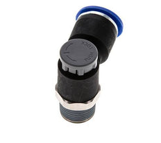 L-stuk Regelventiel 12 mm - R3/8'' Regeling-Uit Messing/Nylon Borgmoer
