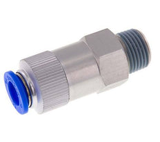 12mm & R1/2'' Regeling-Uit Aluminium Terugslagklep Insteekkoppeling Buitendraad 0.2-10 bar