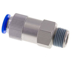 12mm & R1/2'' Regeling-Uit Aluminium Terugslagklep Insteekkoppeling Buitendraad 0.2-10 bar