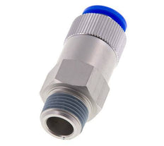 12mm & R1/2'' Regeling-Uit Aluminium Terugslagklep Insteekkoppeling Buitendraad 0.2-10 bar