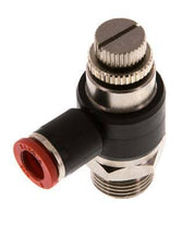 L-stuk Regelventiel 8 mm - G3/8'' Regeling-in Messing/Nylon