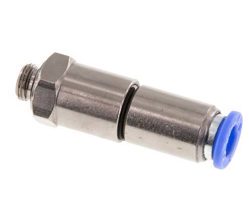 8mm & G1/8'' Hoge Snelheid Draaidoorvoer Insteek Buitendraad Vernikkeld Messing/PBT NBR