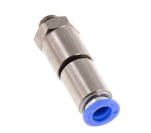 8mm & G1/8'' Hoge Snelheid Draaidoorvoer Insteek Buitendraad Vernikkeld Messing/PBT NBR