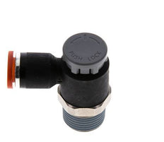 L-stuk Regelventiel 8 mm - R3/8'' Regeling-in Messing/Nylon Borgmoer